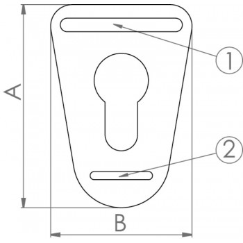 Fastening buckle for Mickey system 